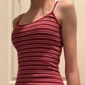 Striped Brandy mini dress